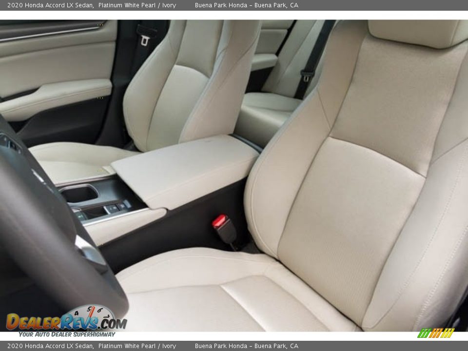 2020 Honda Accord LX Sedan Platinum White Pearl / Ivory Photo #9