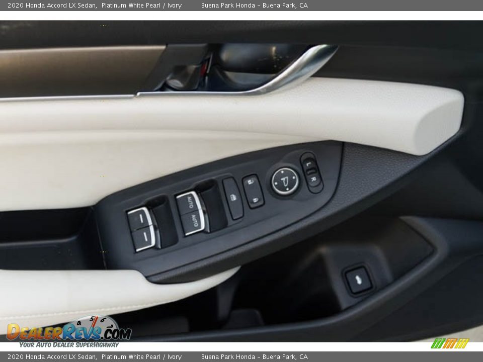 2020 Honda Accord LX Sedan Platinum White Pearl / Ivory Photo #15