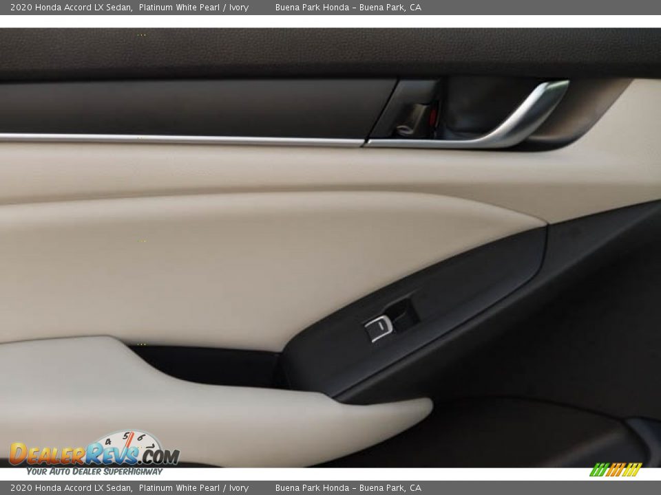 2020 Honda Accord LX Sedan Platinum White Pearl / Ivory Photo #20