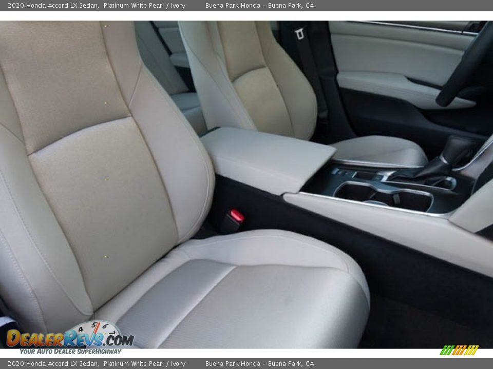 2020 Honda Accord LX Sedan Platinum White Pearl / Ivory Photo #26