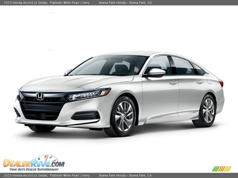 2020 Honda Accord LX Sedan Platinum White Pearl / Ivory Photo #30