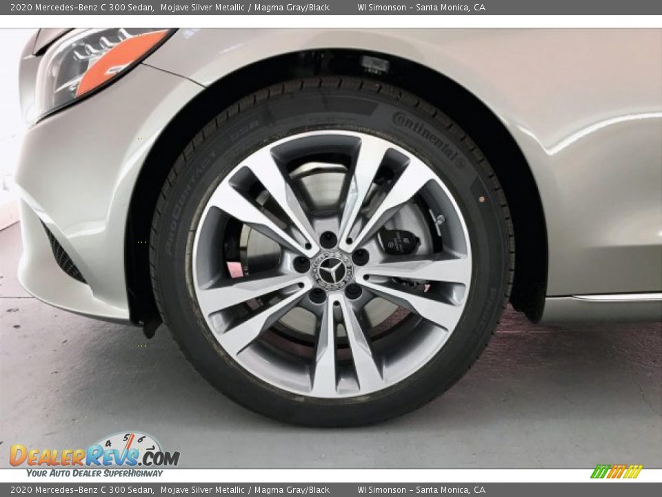 2020 Mercedes-Benz C 300 Sedan Mojave Silver Metallic / Magma Gray/Black Photo #9