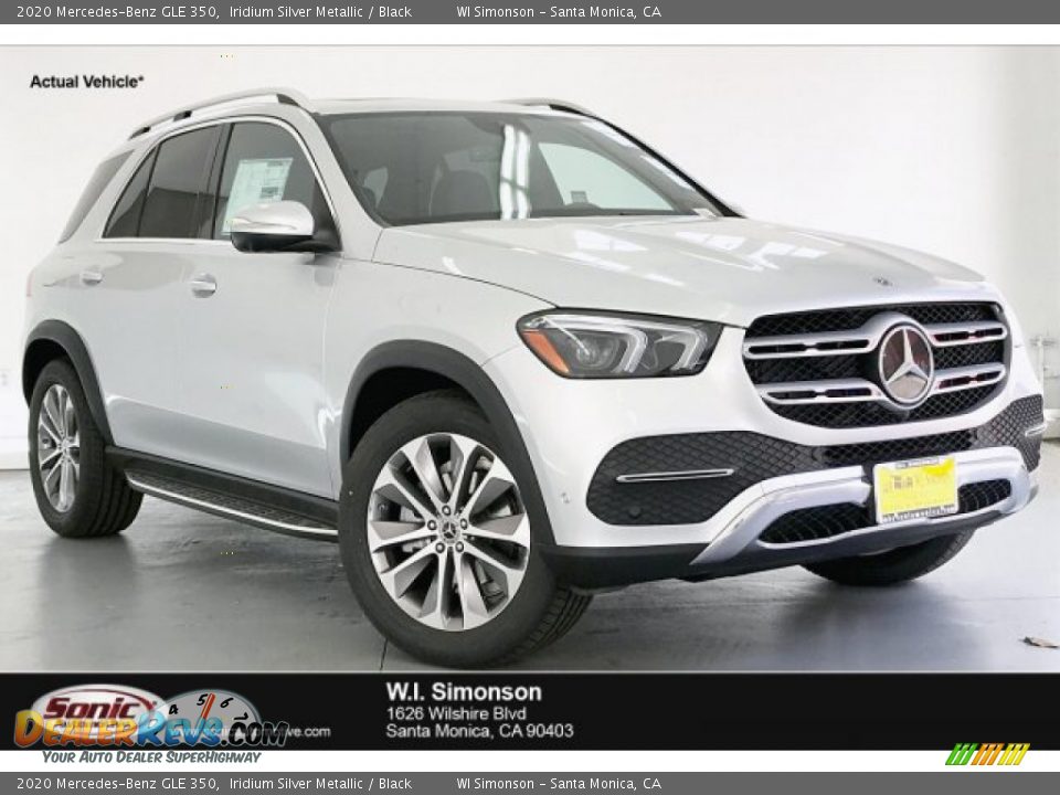 2020 Mercedes-Benz GLE 350 Iridium Silver Metallic / Black Photo #1