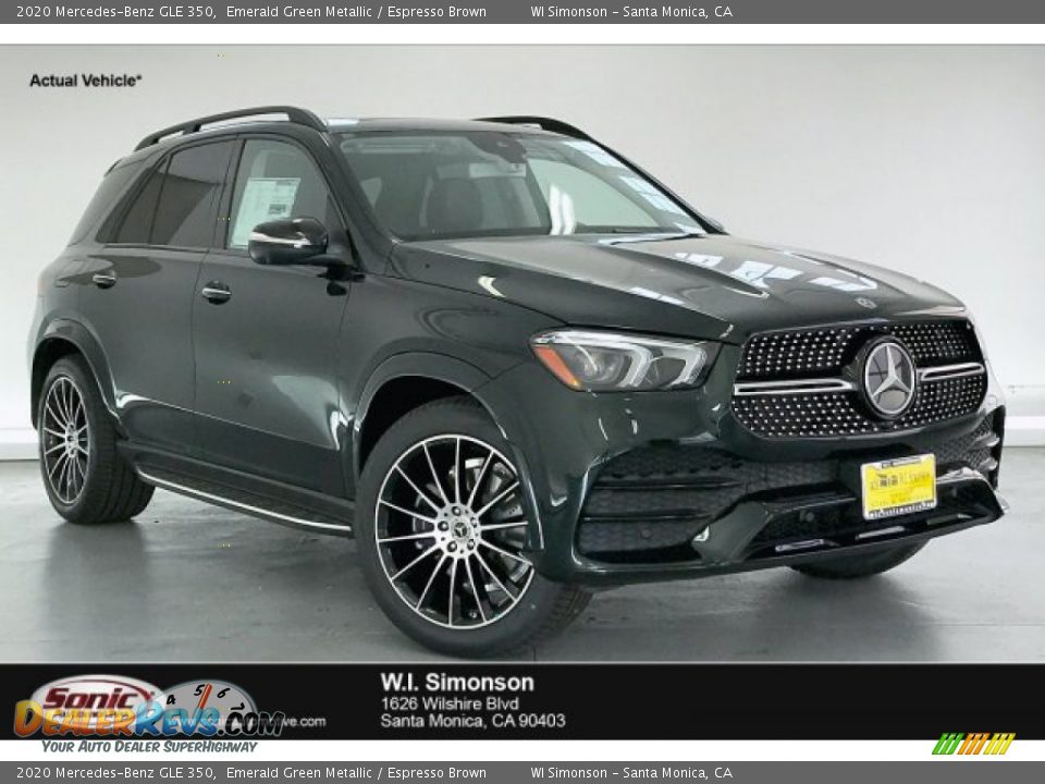 Front 3/4 View of 2020 Mercedes-Benz GLE 350 Photo #1