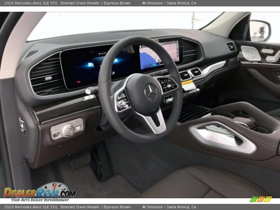 2020 Mercedes-Benz GLE 350 Emerald Green Metallic / Espresso Brown Photo #4