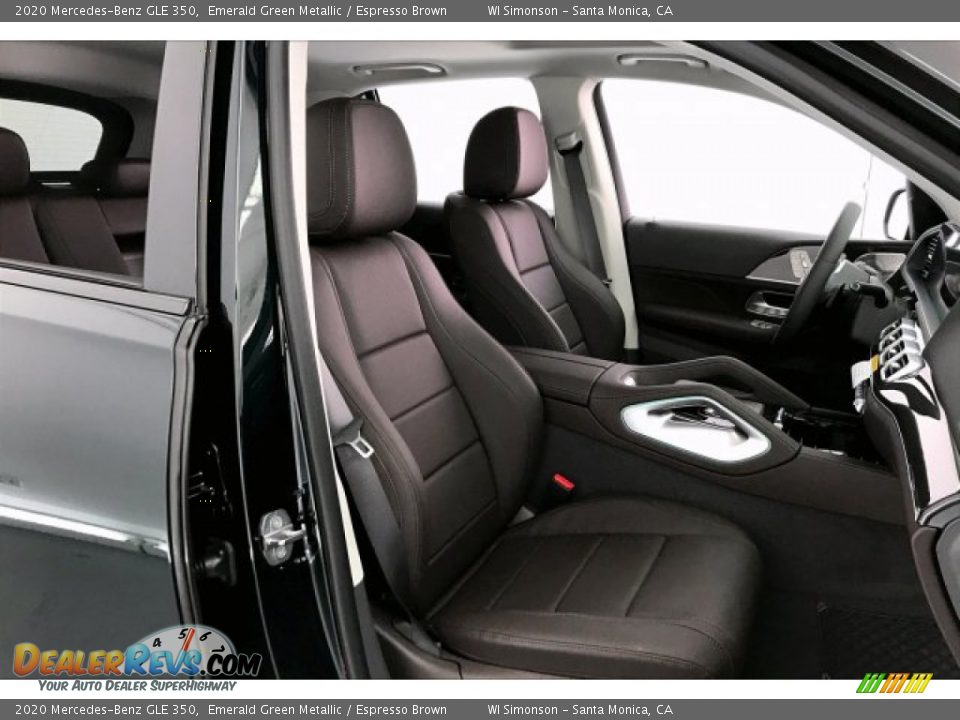 2020 Mercedes-Benz GLE 350 Emerald Green Metallic / Espresso Brown Photo #5