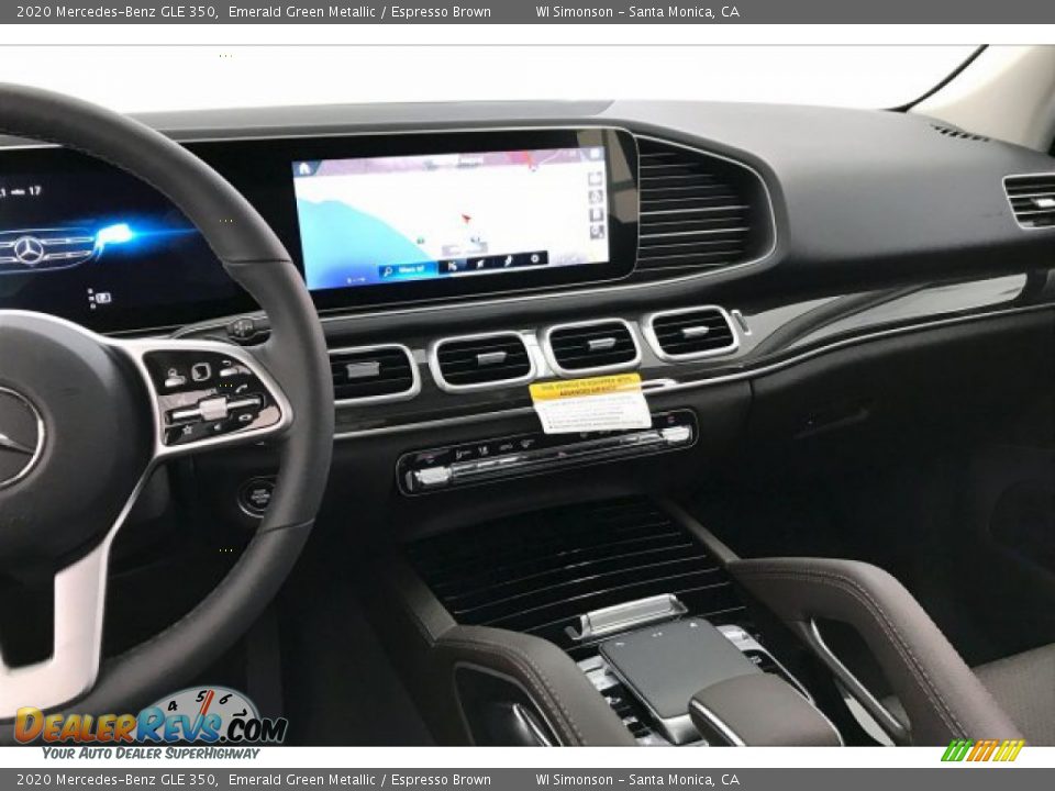 2020 Mercedes-Benz GLE 350 Emerald Green Metallic / Espresso Brown Photo #6