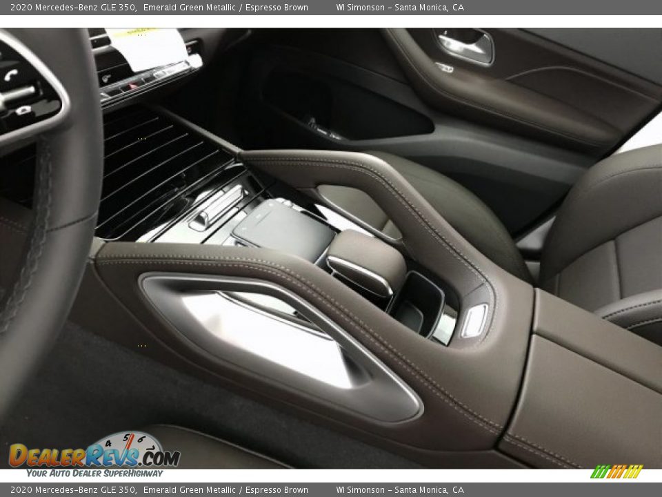 2020 Mercedes-Benz GLE 350 Emerald Green Metallic / Espresso Brown Photo #7