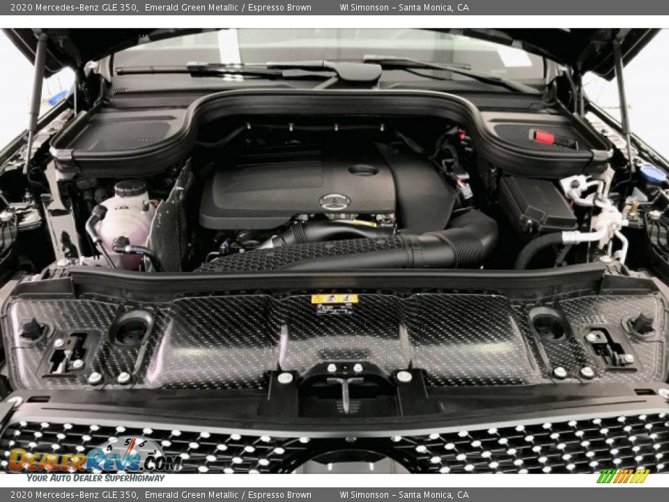 2020 Mercedes-Benz GLE 350 Emerald Green Metallic / Espresso Brown Photo #8