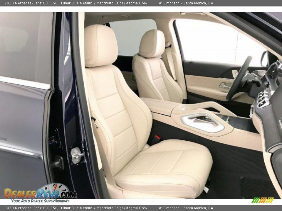 2020 Mercedes-Benz GLE 350 Lunar Blue Metallic / Macchiato Beige/Magma Grey Photo #5