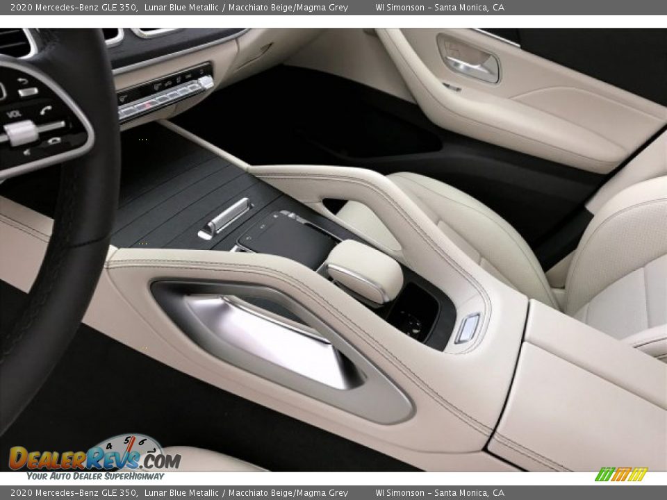 2020 Mercedes-Benz GLE 350 Lunar Blue Metallic / Macchiato Beige/Magma Grey Photo #7