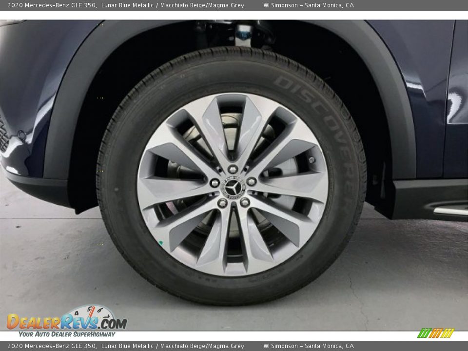 2020 Mercedes-Benz GLE 350 Lunar Blue Metallic / Macchiato Beige/Magma Grey Photo #9