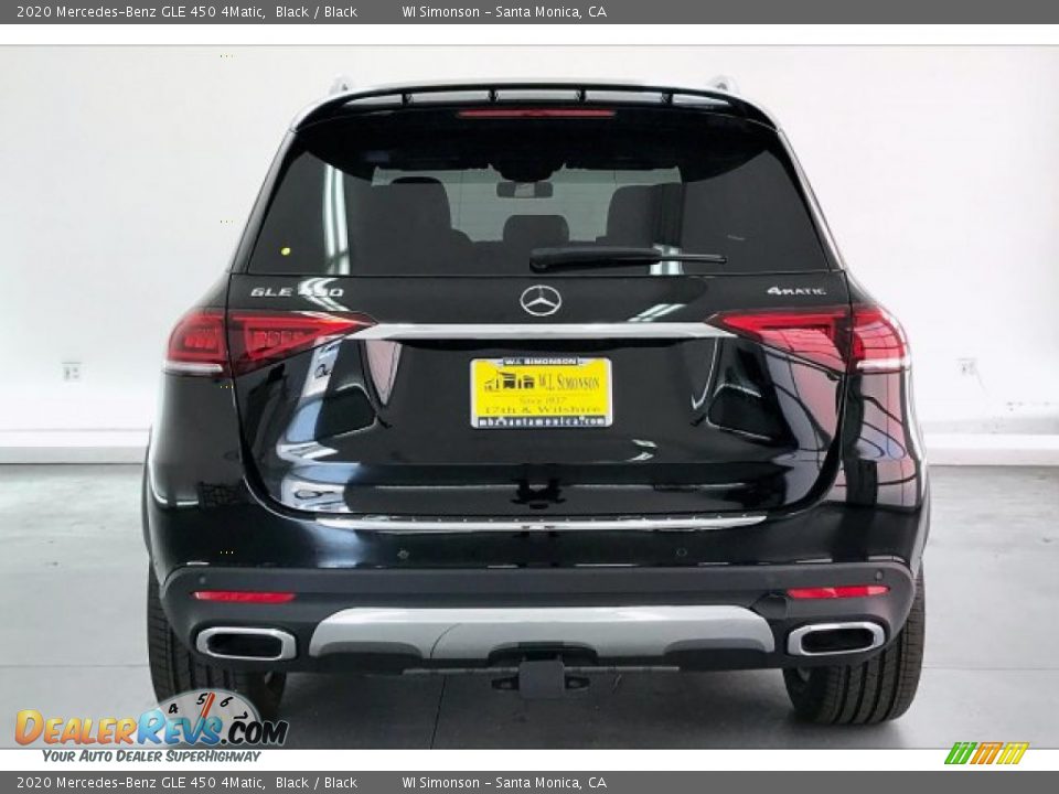 2020 Mercedes-Benz GLE 450 4Matic Black / Black Photo #3