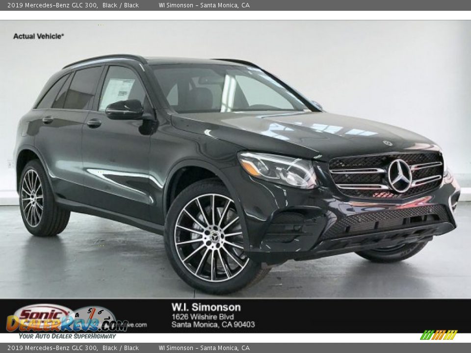 2019 Mercedes-Benz GLC 300 Black / Black Photo #1