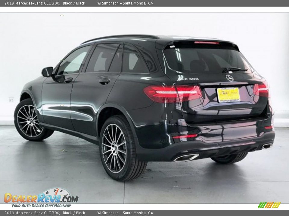 2019 Mercedes-Benz GLC 300 Black / Black Photo #2