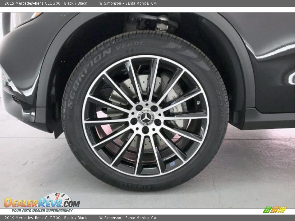 2019 Mercedes-Benz GLC 300 Black / Black Photo #9