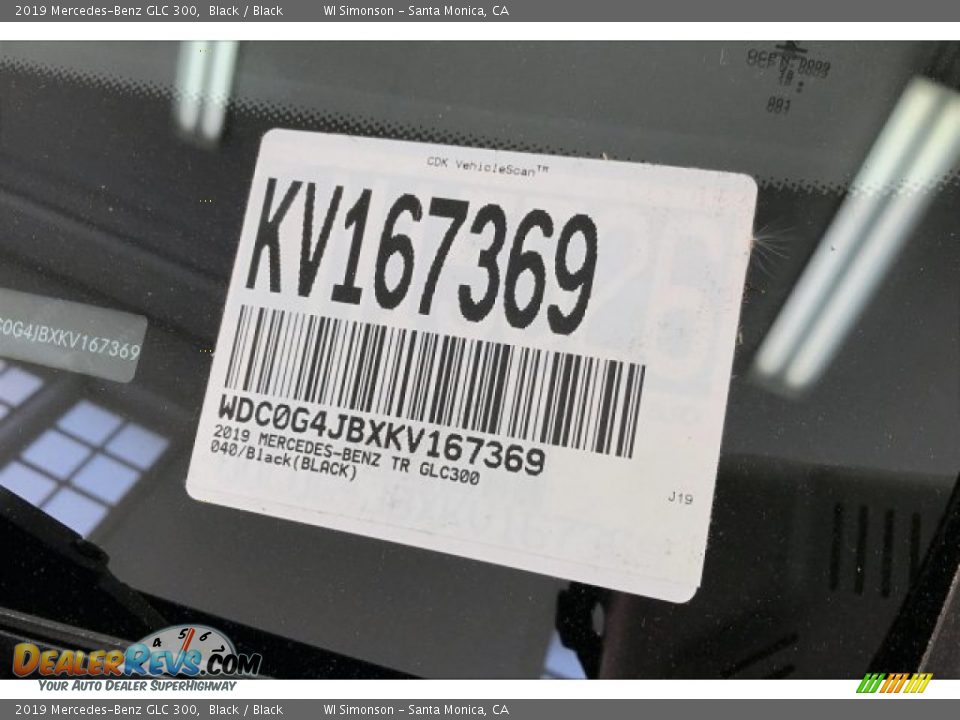 2019 Mercedes-Benz GLC 300 Black / Black Photo #11
