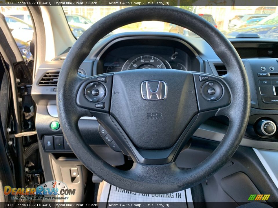 2014 Honda CR-V LX AWD Crystal Black Pearl / Black Photo #8