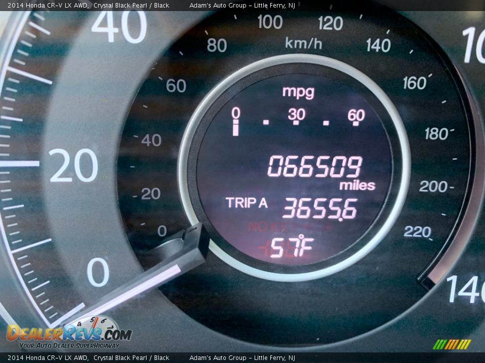 2014 Honda CR-V LX AWD Crystal Black Pearl / Black Photo #9