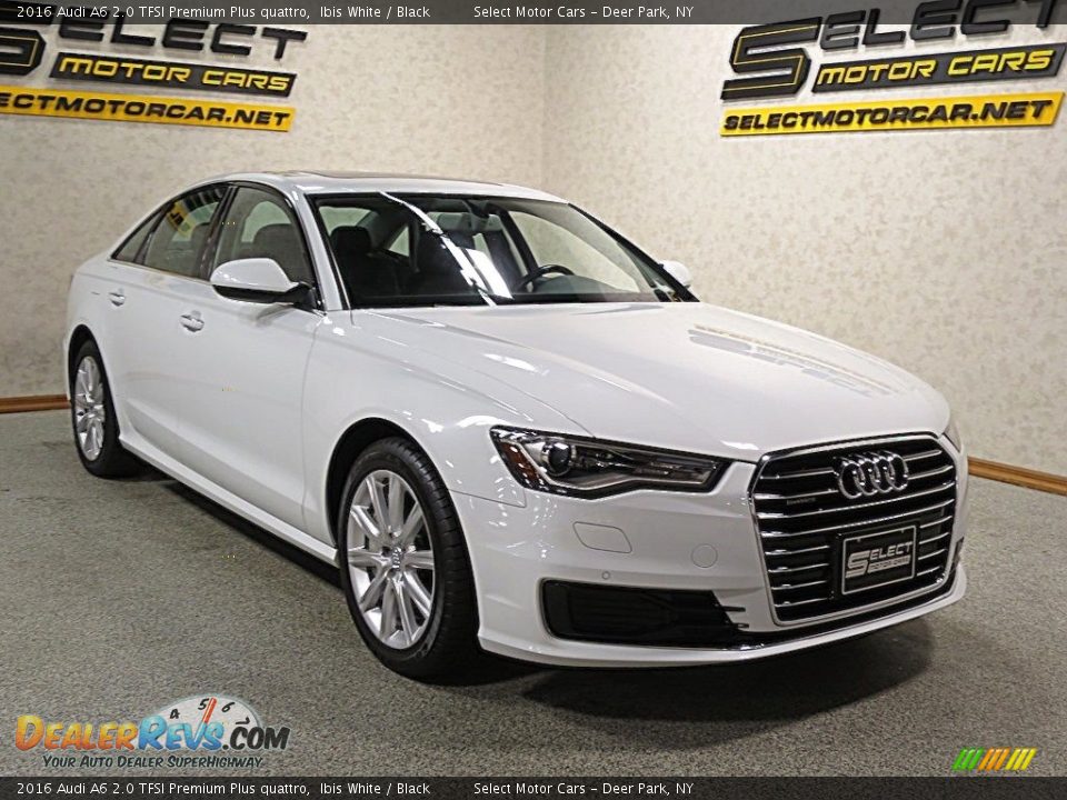 2016 Audi A6 2.0 TFSI Premium Plus quattro Ibis White / Black Photo #3