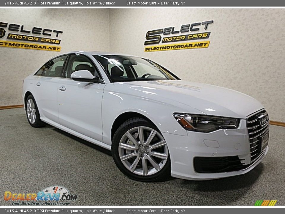 2016 Audi A6 2.0 TFSI Premium Plus quattro Ibis White / Black Photo #10