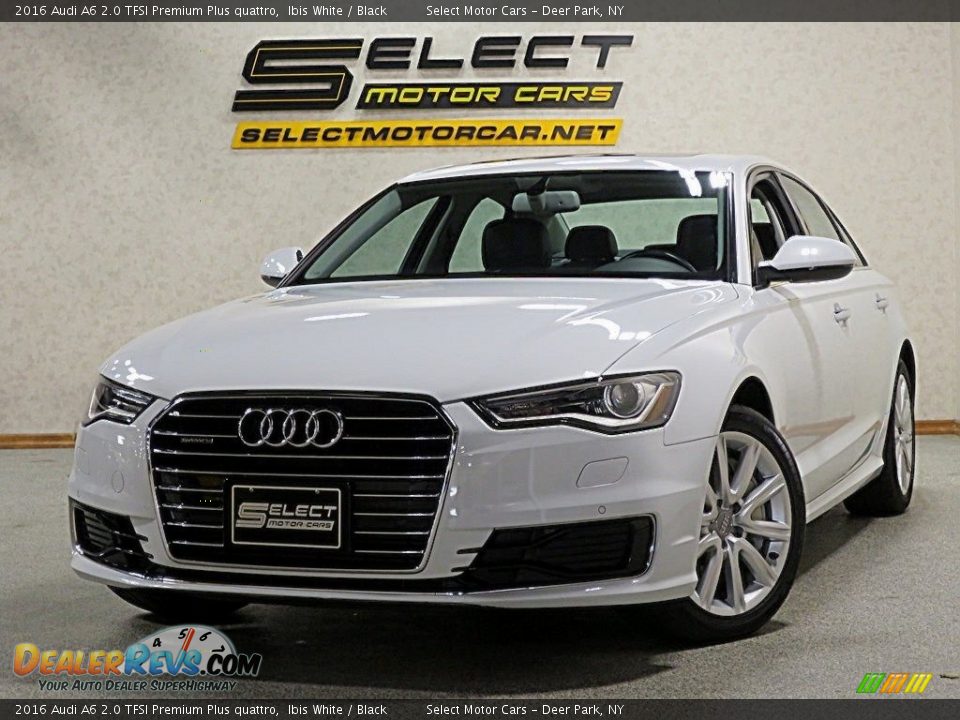 2016 Audi A6 2.0 TFSI Premium Plus quattro Ibis White / Black Photo #12