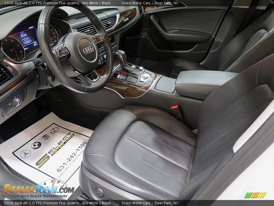 2016 Audi A6 2.0 TFSI Premium Plus quattro Ibis White / Black Photo #15