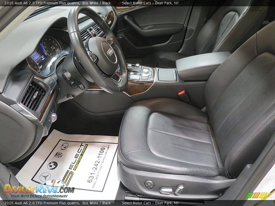 2016 Audi A6 2.0 TFSI Premium Plus quattro Ibis White / Black Photo #16