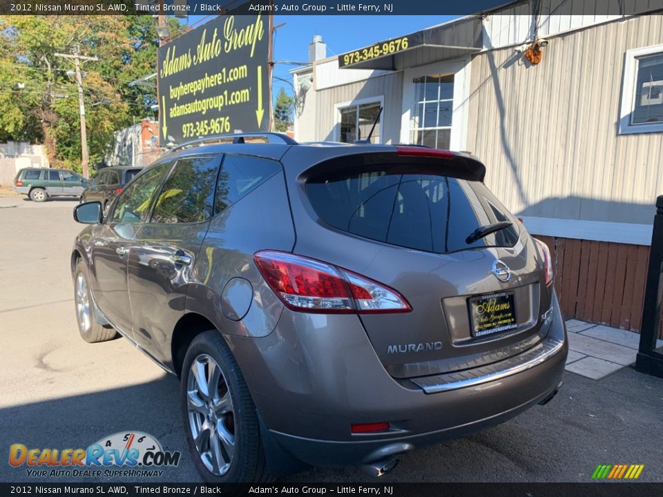 2012 Nissan Murano SL AWD Tinted Bronze / Black Photo #6