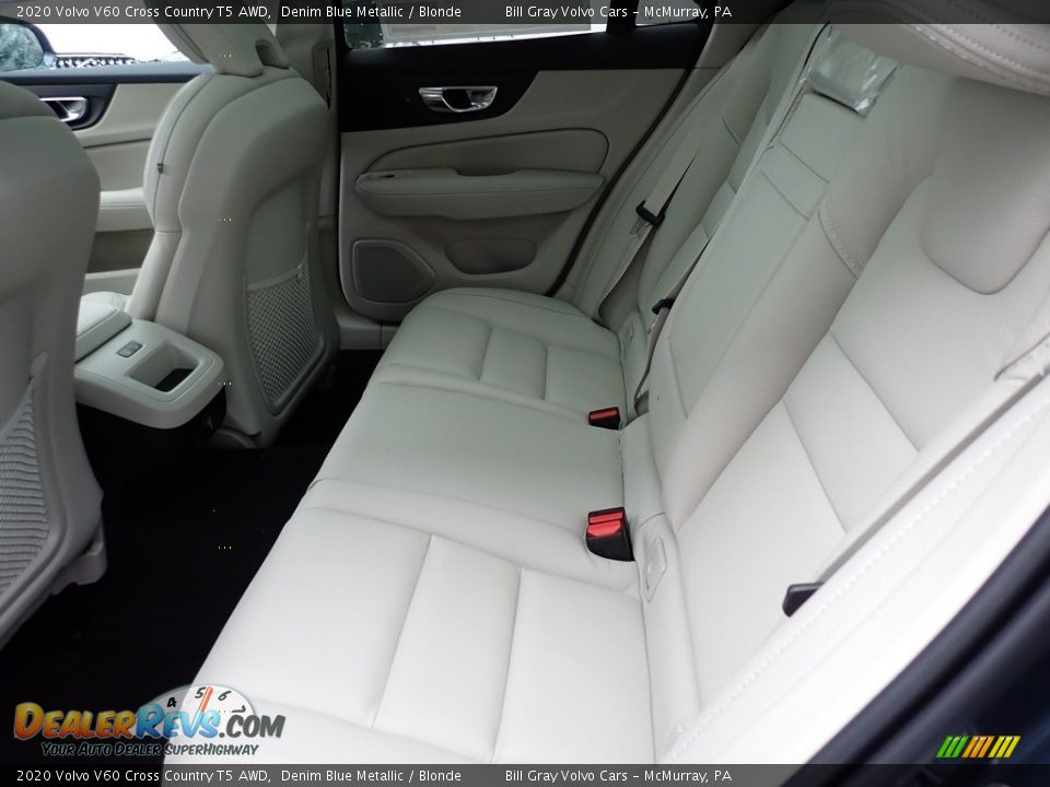 Rear Seat of 2020 Volvo V60 Cross Country T5 AWD Photo #8