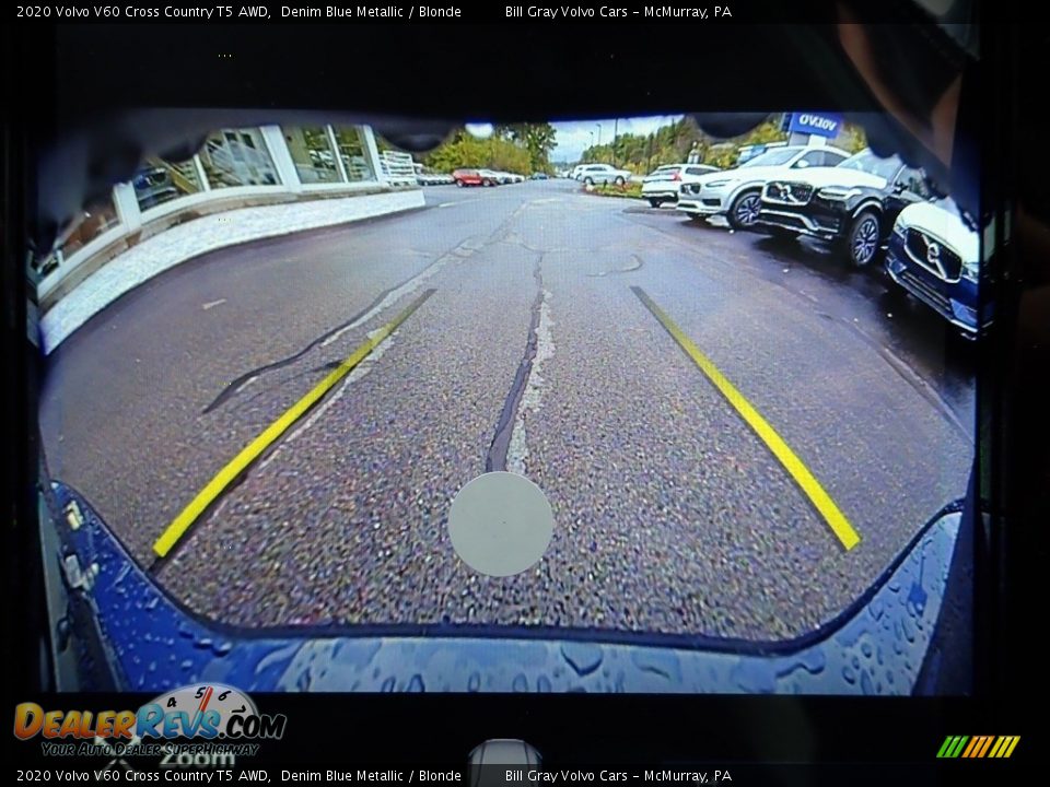 2020 Volvo V60 Cross Country T5 AWD Denim Blue Metallic / Blonde Photo #14