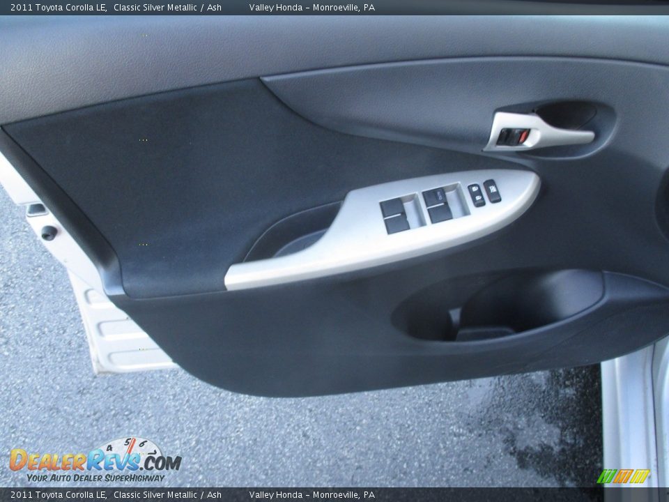 2011 Toyota Corolla LE Classic Silver Metallic / Ash Photo #11