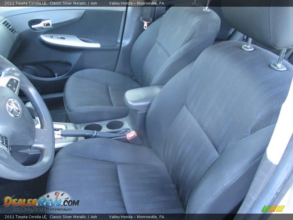 2011 Toyota Corolla LE Classic Silver Metallic / Ash Photo #12
