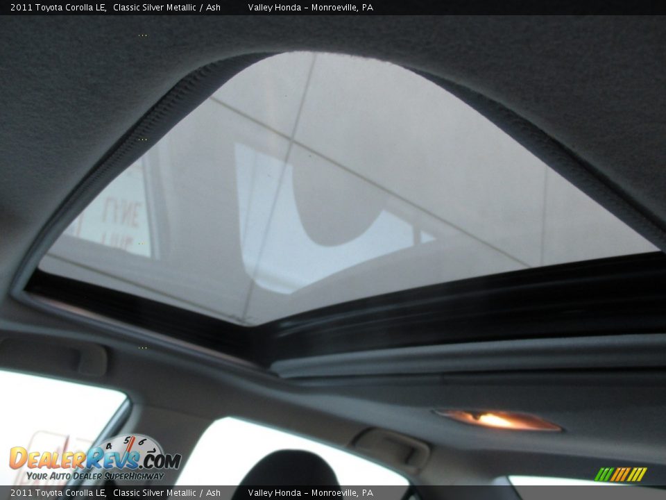 2011 Toyota Corolla LE Classic Silver Metallic / Ash Photo #14