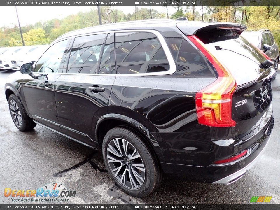 2020 Volvo XC90 T5 AWD Momentum Onyx Black Metallic / Charcoal Photo #4