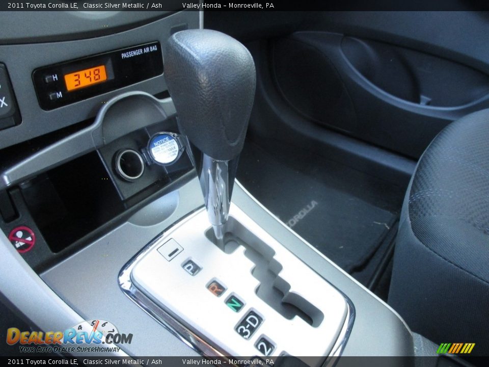 2011 Toyota Corolla LE Classic Silver Metallic / Ash Photo #16