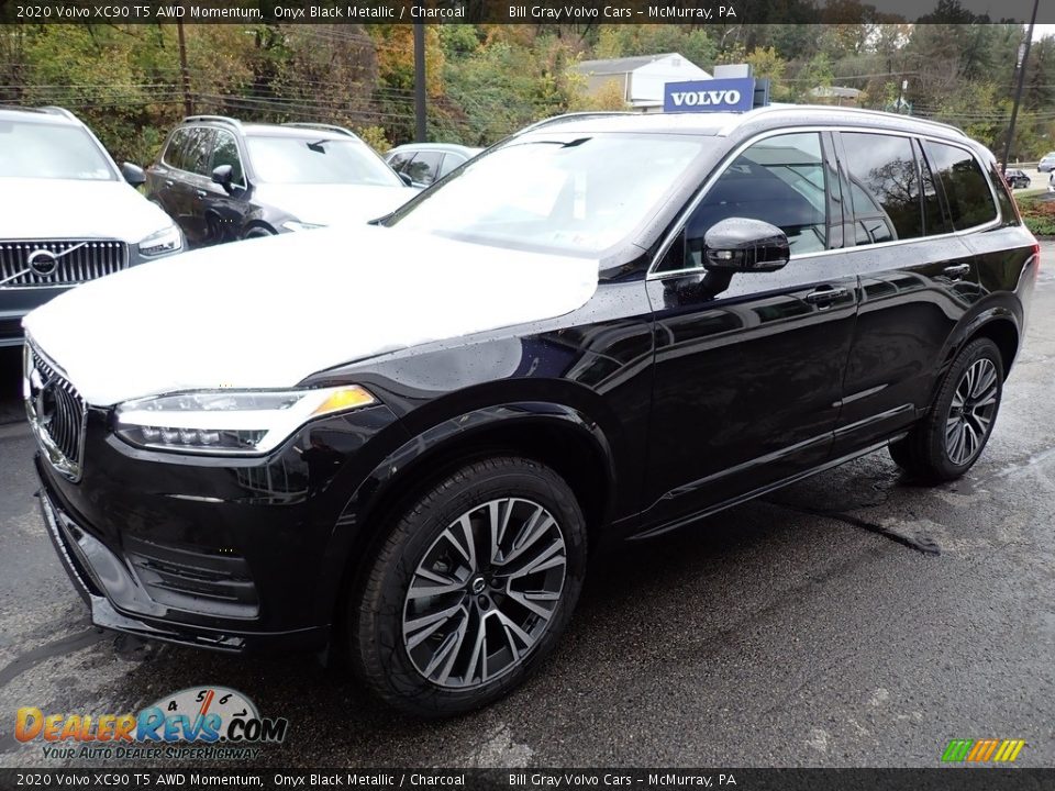 2020 Volvo XC90 T5 AWD Momentum Onyx Black Metallic / Charcoal Photo #5