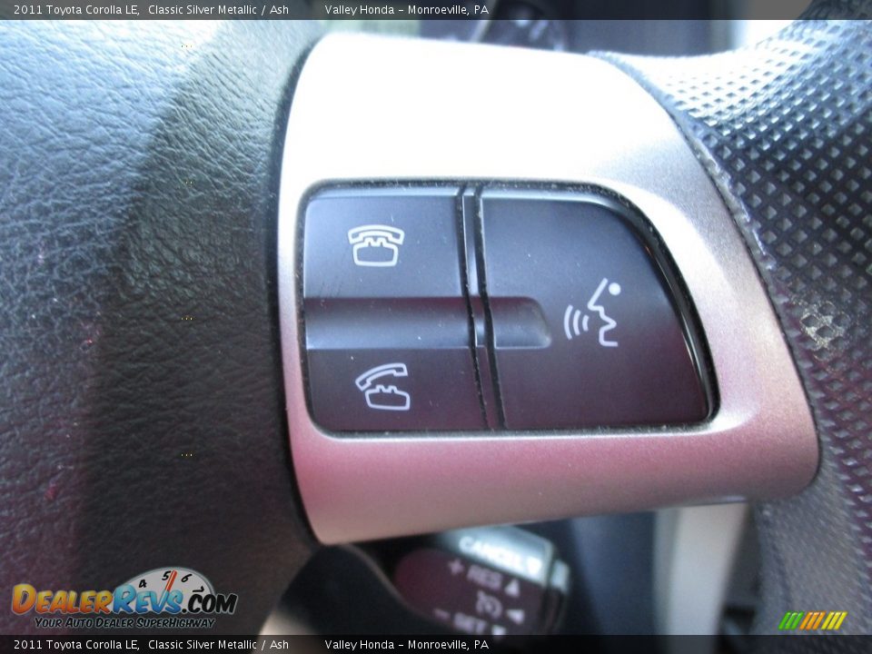 2011 Toyota Corolla LE Classic Silver Metallic / Ash Photo #18