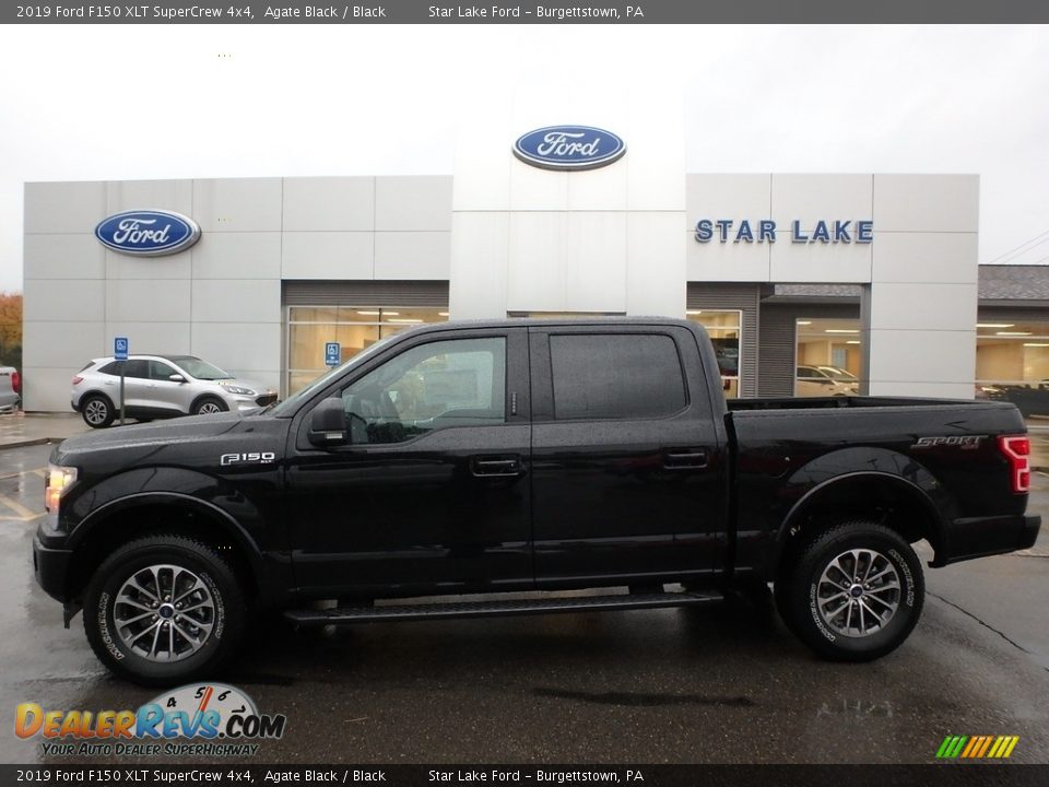 2019 Ford F150 XLT SuperCrew 4x4 Agate Black / Black Photo #1