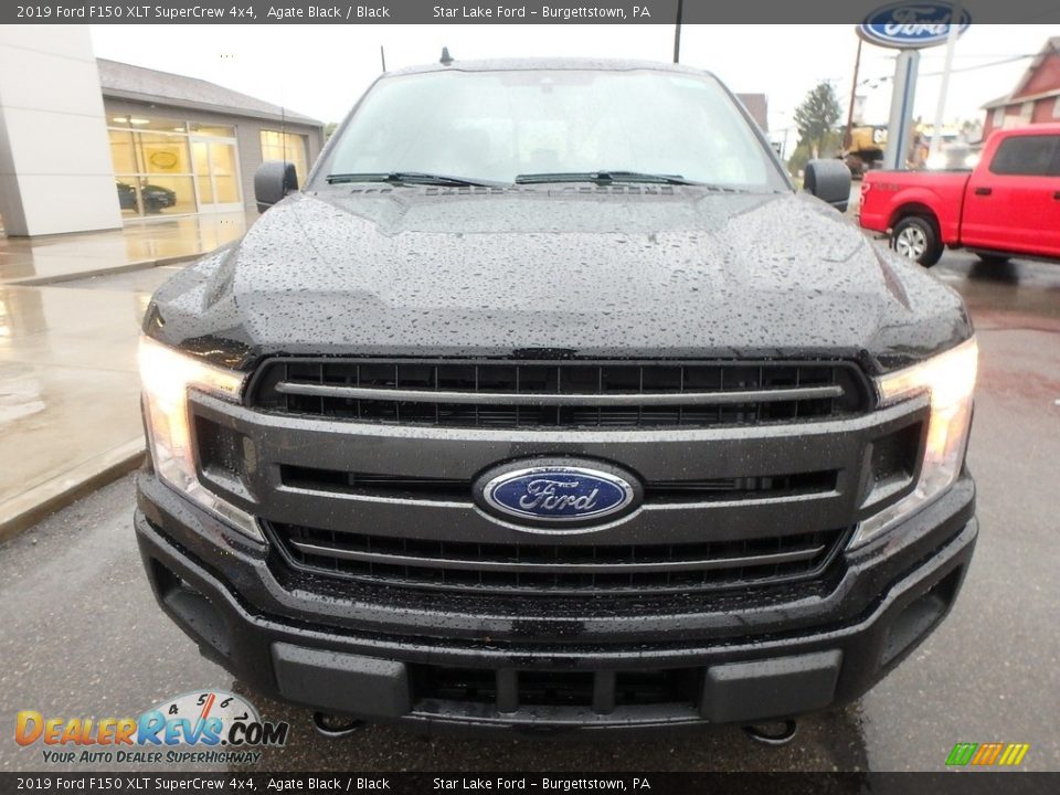 2019 Ford F150 XLT SuperCrew 4x4 Agate Black / Black Photo #2