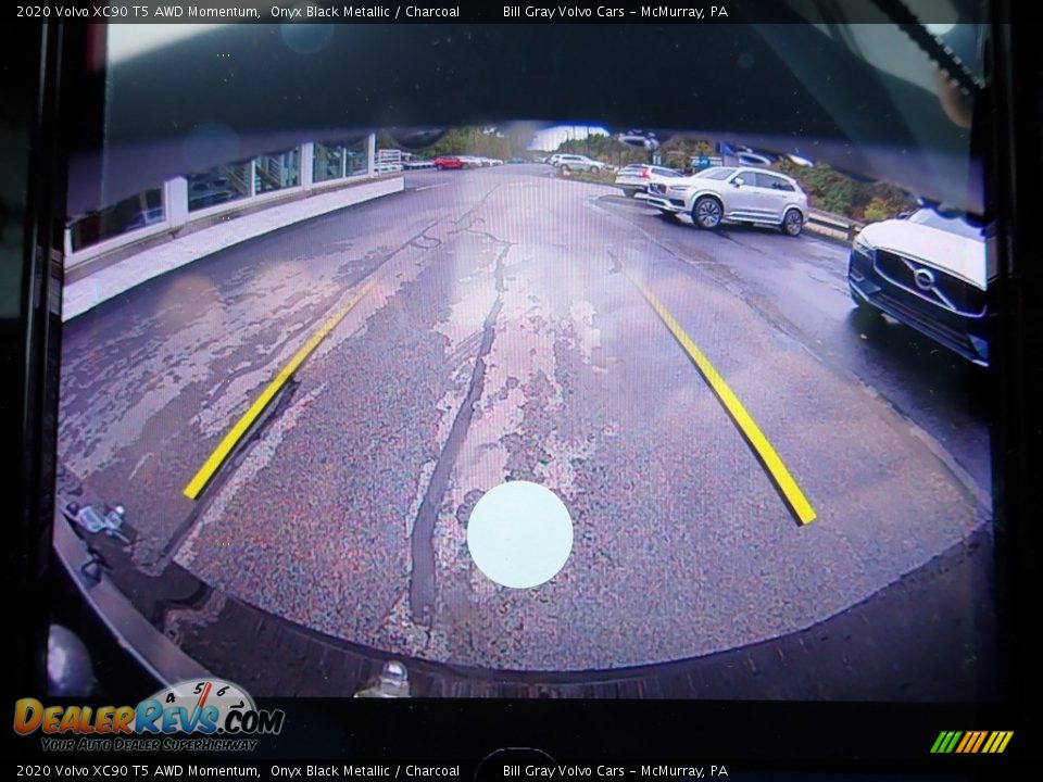 2020 Volvo XC90 T5 AWD Momentum Onyx Black Metallic / Charcoal Photo #14
