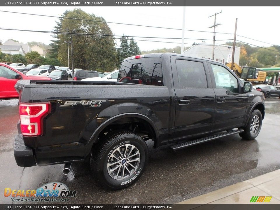 2019 Ford F150 XLT SuperCrew 4x4 Agate Black / Black Photo #5