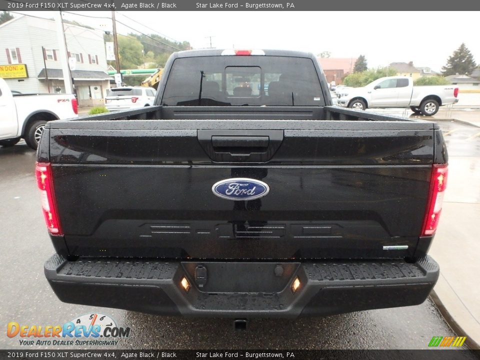 2019 Ford F150 XLT SuperCrew 4x4 Agate Black / Black Photo #6