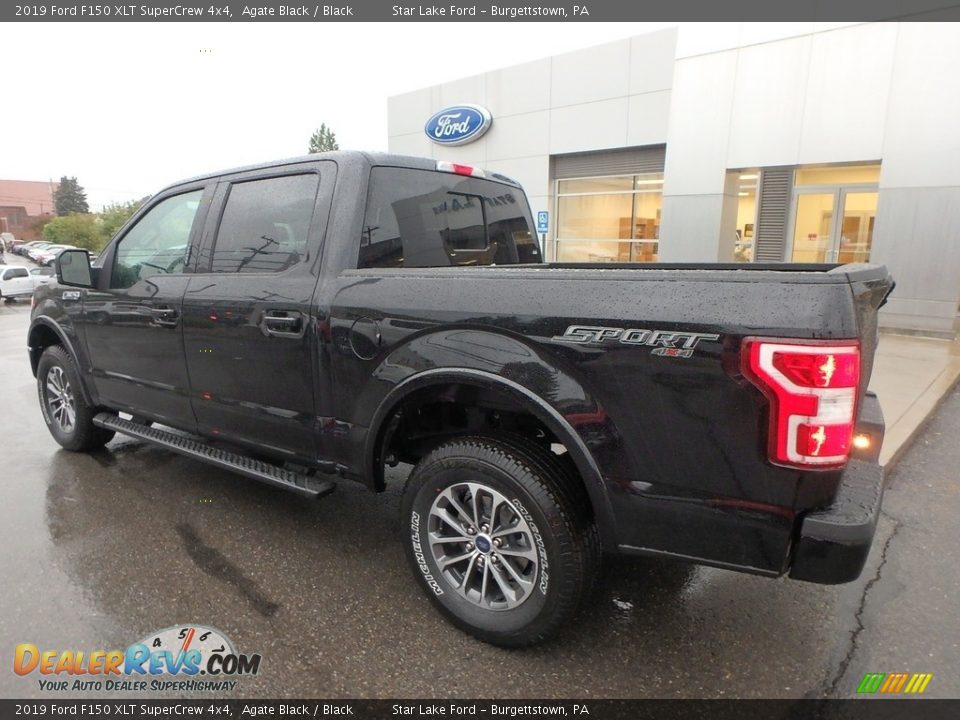 2019 Ford F150 XLT SuperCrew 4x4 Agate Black / Black Photo #7