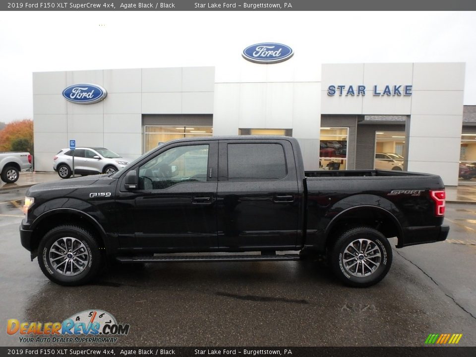 2019 Ford F150 XLT SuperCrew 4x4 Agate Black / Black Photo #8