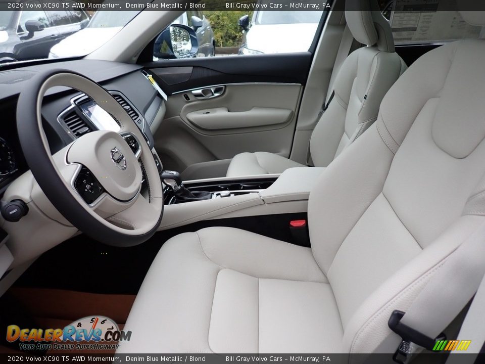Front Seat of 2020 Volvo XC90 T5 AWD Momentum Photo #7