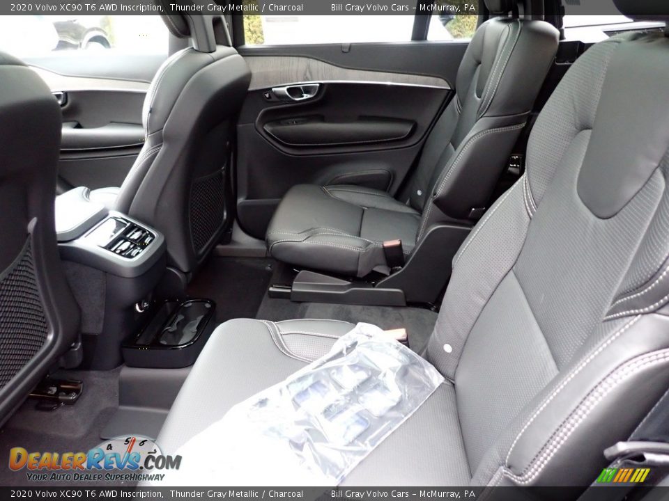 Rear Seat of 2020 Volvo XC90 T6 AWD Inscription Photo #8