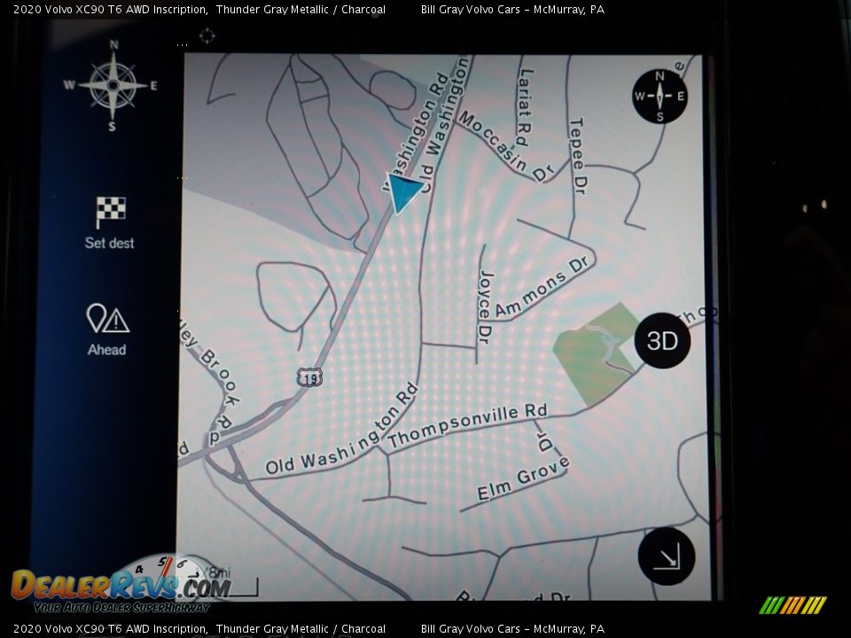 Navigation of 2020 Volvo XC90 T6 AWD Inscription Photo #13