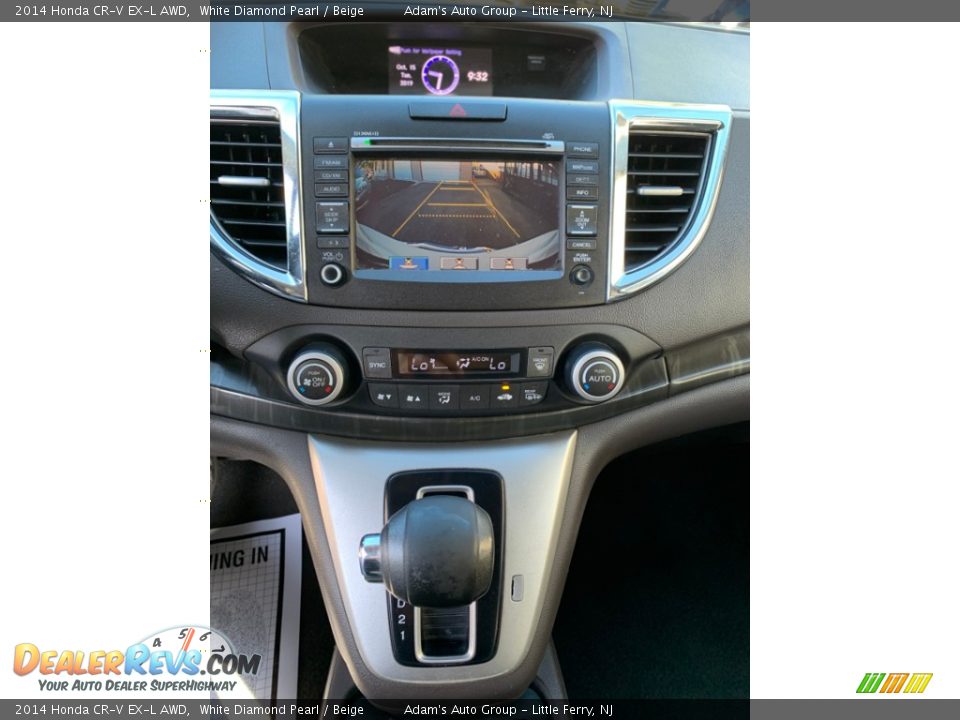 2014 Honda CR-V EX-L AWD White Diamond Pearl / Beige Photo #15