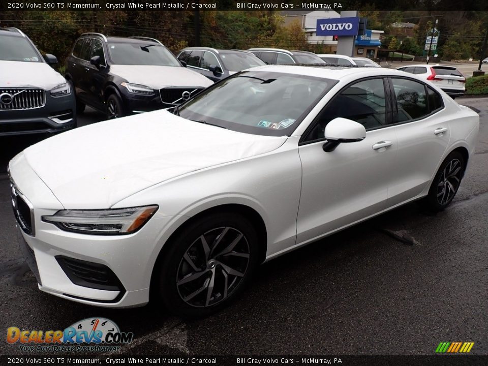 Crystal White Pearl Metallic 2020 Volvo S60 T5 Momentum Photo #5